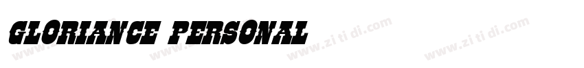 Gloriance Personal字体转换